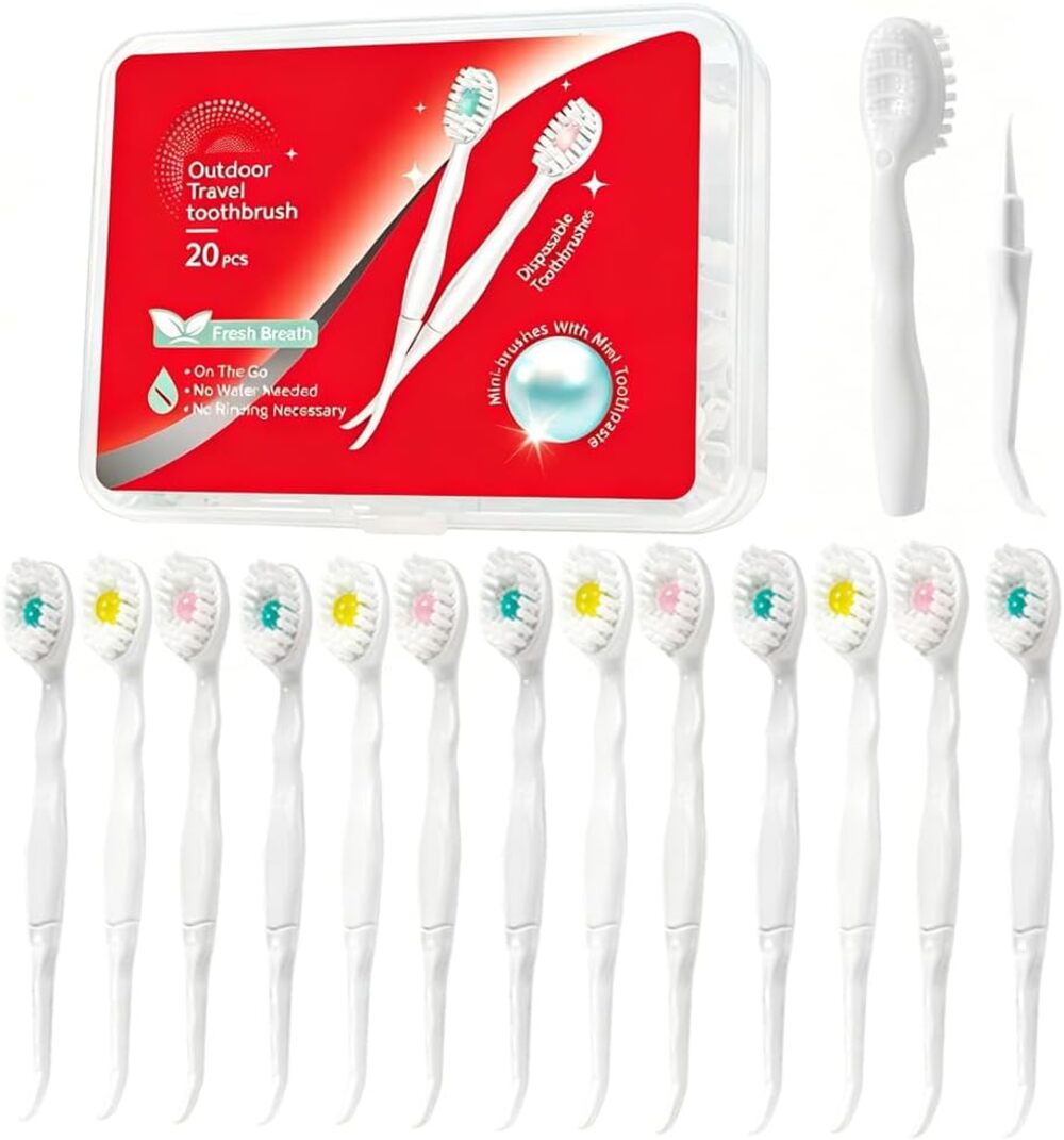 Mini Disposable Toothbrush Travel Toothbrushes /Toothpaste
